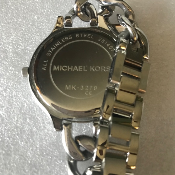 Michael Kors Women’s Slim Runway White Dial Stainless Steel Watch MK3279 - Picture 13 of 16